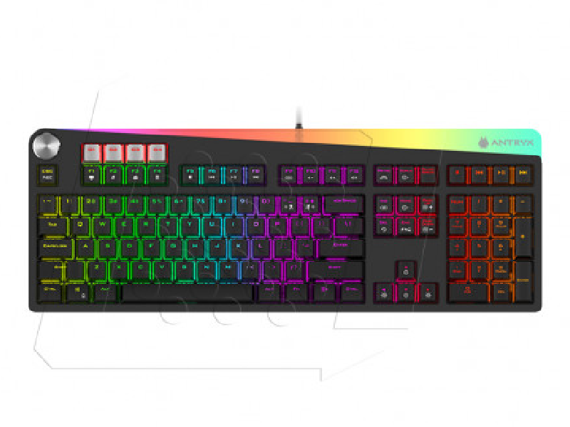 TECLADO MECANICO ANTRYX CHROME STORM INFINITY RED